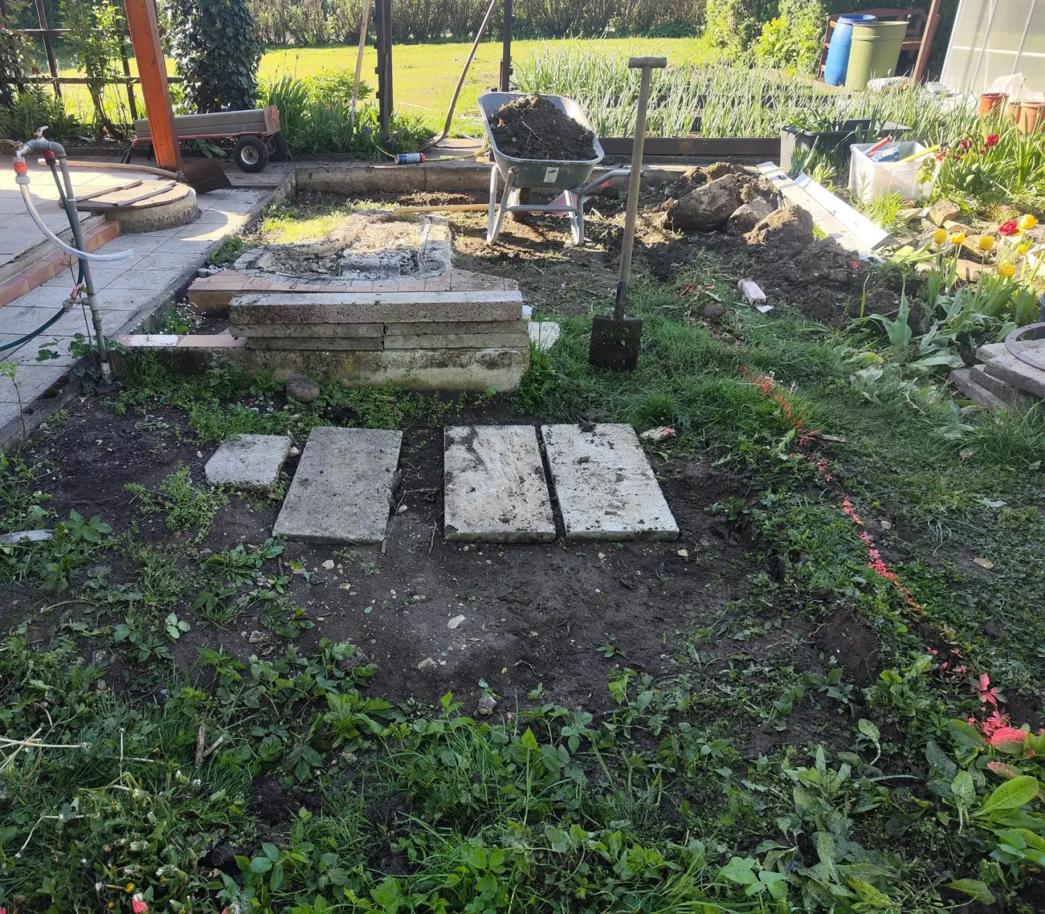Gartengestaltung Aschenneller - vor der Gartenarbeit