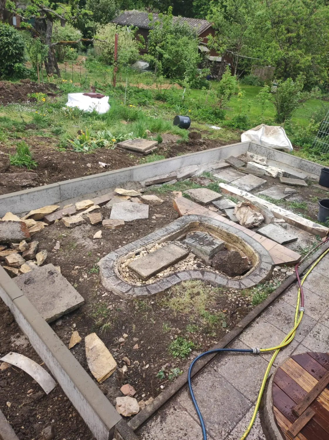 Gartengestaltung Aschenneller - Zwischenstand Gartenarbeiten